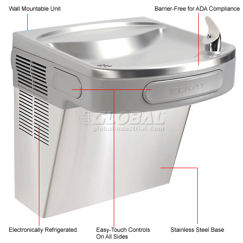 Drinking Fountains Water Coolers Wall Elkay ADA Filtered Water