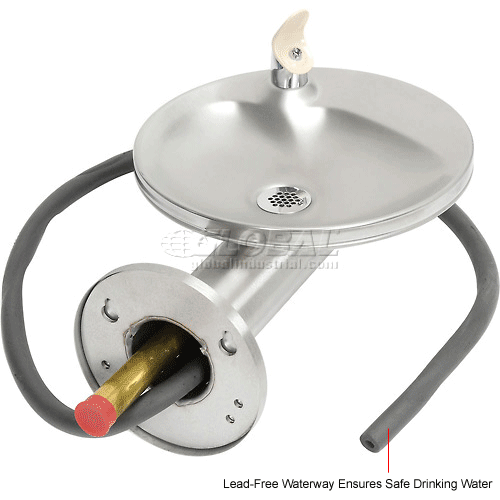 Elkay Swirlflo ADA Drinking Fountain, Stainless Steel, Cane Apron