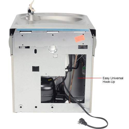 Elkay EZS8L Wall Mounted Water Cooler, ADA Barrier Free, 115V, 60Hz