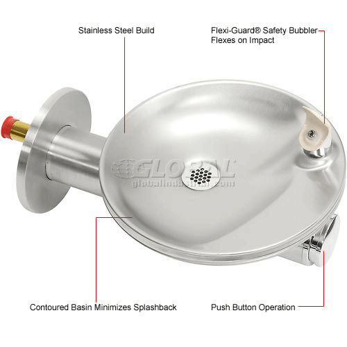 Elkay Swirlflo ADA Water Cooler, Stainless Steel, Cane Apron, 2 Station