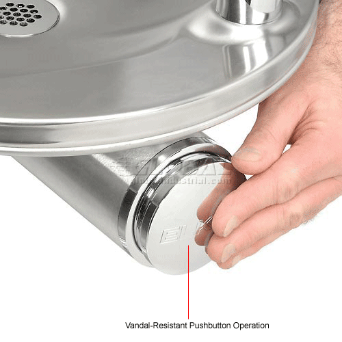 Elkay Swirlflo ADA Water Cooler, Stainless Steel, Cane Apron, 2 Station