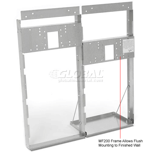 Elkay Swirlflo ADA Water Cooler, Stainless Steel, Cane Apron, 2 Station