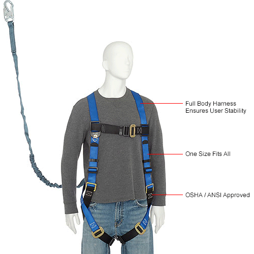 FallTech® Harness/Lanyard Combination Set B1917127