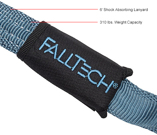 FallTech&#174; 70158259 Harness/Lanyard Combination Set