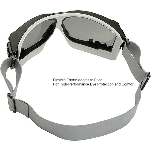 Uvex® Carbonvision™ S1651D Safety Goggles, Black & Gray Frame, Gray
																			