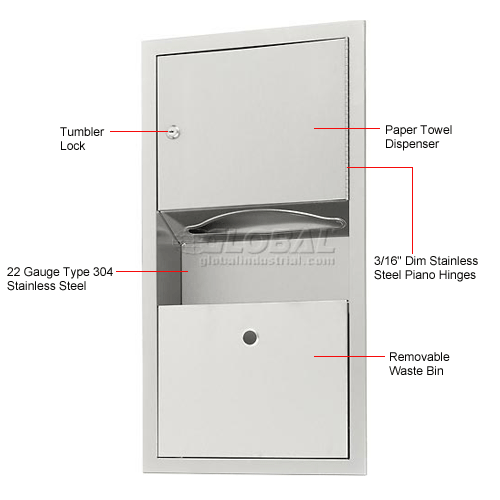Hand Dryers & Towel Dispensers Towel Dispensers ASI® Traditional