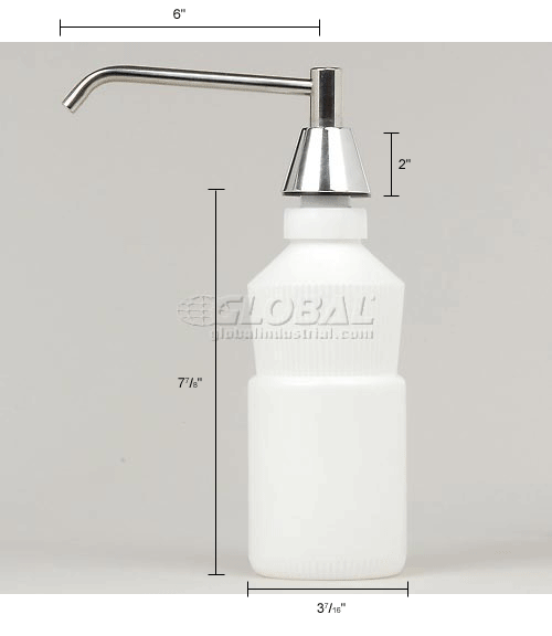 ASI® Lavatory Mounted All Purpose Soap Dispenser 34oz. 6"L Spout 0332D