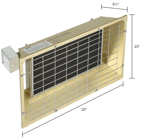 TPI Fostoria Infrared Heater FSS-4348-3 Electric Overhead 4.30 kW 480V