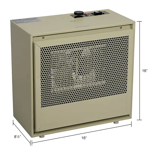 TPI Dual Heat Fan Forced Heater, 240V, 3840W