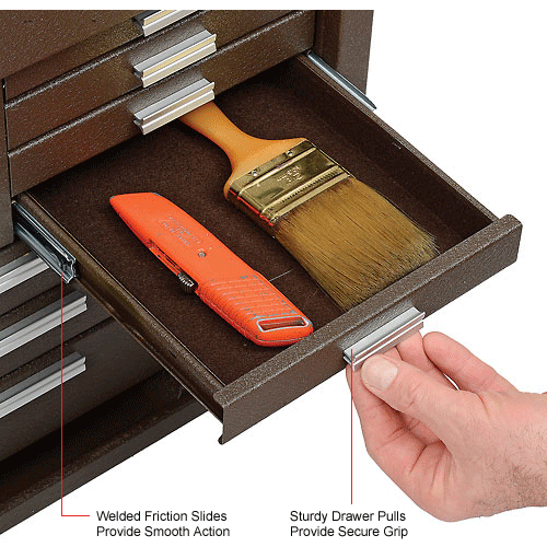 Kennedy® Signature Series 11Drawer Machinists Chest, 261/8"W x 12"D x