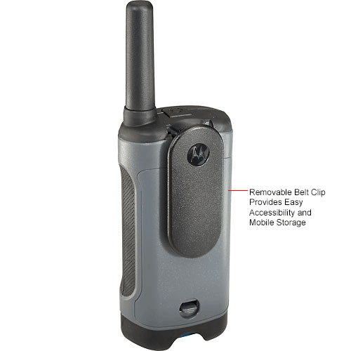 Motorola Solutions Talkabout® T200 Rechargeable TwoWay Radios,Gray 2