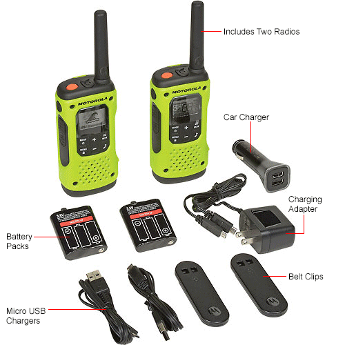 Motorola Solutions Talkabout® T605 Waterproof Rechargeable TwoWay