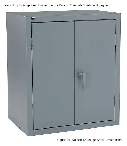 GW ⑫ Global Industrial™ Heavy Duty Counter Hight Storage Cabinet, 12