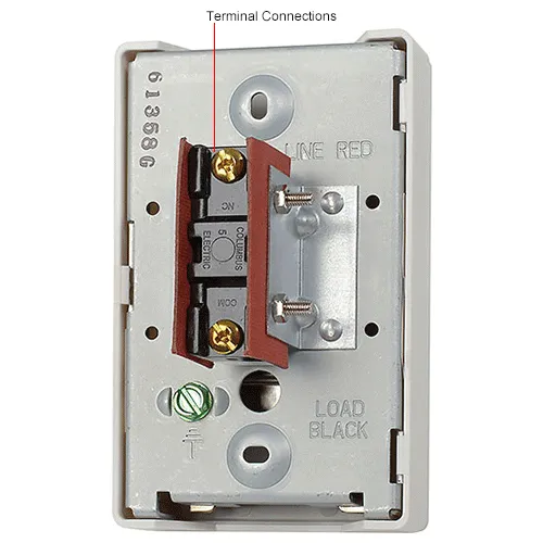 Single Pole Baseboard Heater Temperature Line Voltage Thermostat