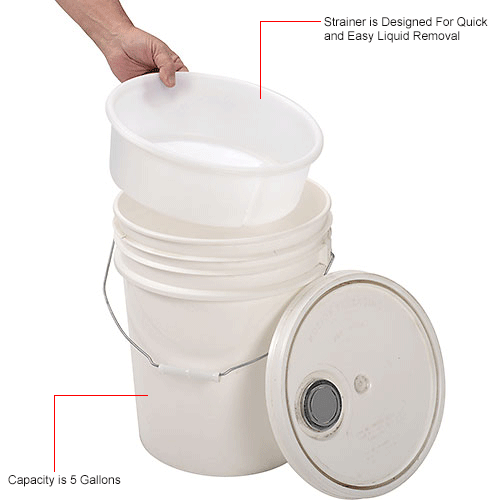 Newstripe 5 Gallon Paint Strainers 5/Pack, 10003569