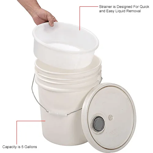 STRAINER FOR ELVERS FITS 5 GALLON BUCKET