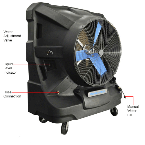 Portacool PACJS2701A1 Jetstream&#8482; 270, 48" Variable Speed Evaporative Cooler, 65 Gal. Cap.
																			