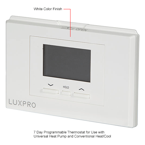 LUX Low Voltage Digital 7Day Programmable Thermostat P521U 2 Stage
