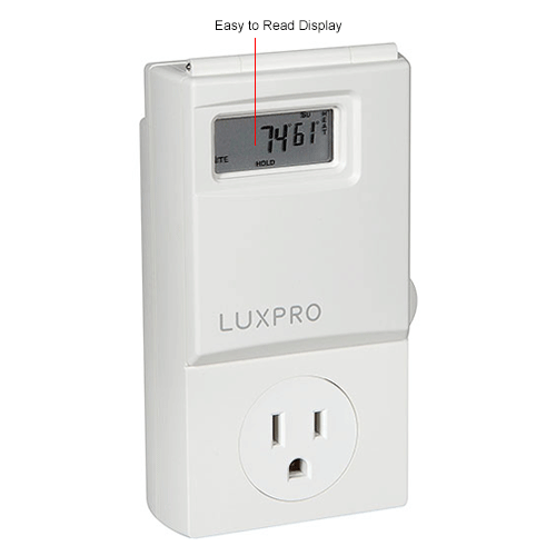 HVAC/R Controls | Thermostats | LUX Line Voltage Programmable Outlet