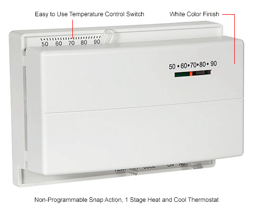 HVAC/R Controls | Thermostats | LUX Low Voltage Mechanical Non