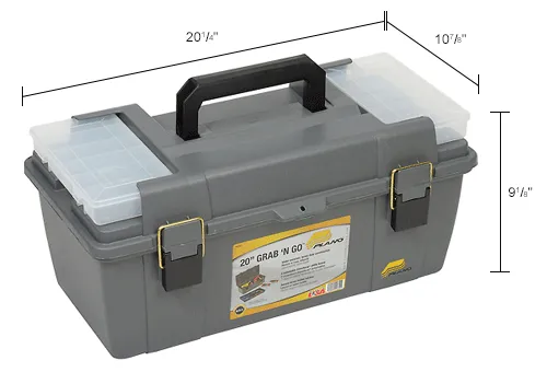 Grab 'N' Go 20 in. Tool Box with Tray