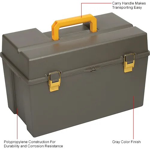 Plano Molding 701-001 Toolbox with Tray 21-5/16L x 12-1/2W