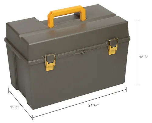 Plano Molding 701-001 Toolbox with Tray 21-5/16L x 12-1/2W