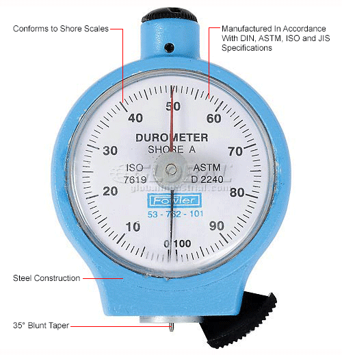 Fowler 53762101 Shore A Portable Durometer B228479