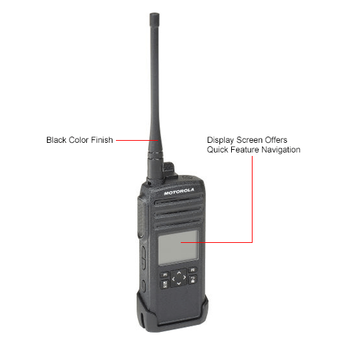 Motorola DTR600 DTR Series Digital 2 Way Radio, 30 Channel, 1 Watt