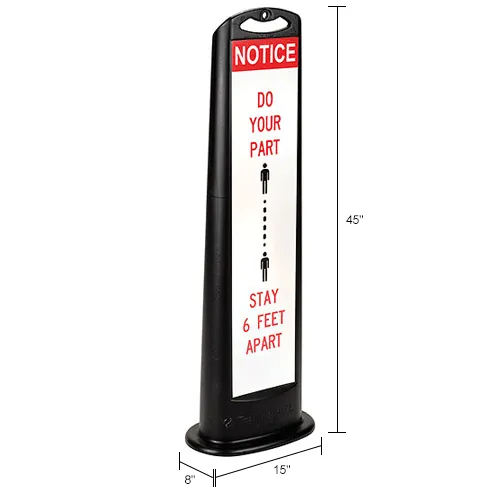 Cortina Trailblazer 03-768BLK-MSD Vertical Panel, Black, 45 