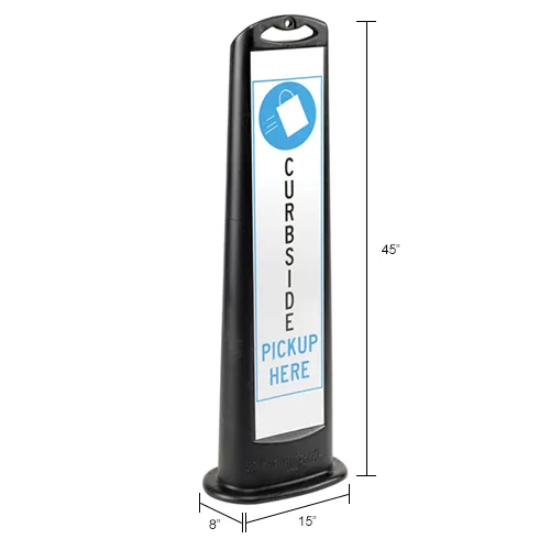 Cortina Trailblazer 03-768BLK-CPU Vertical Panel, Black, 45 
