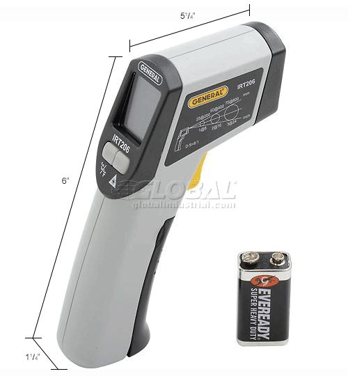 General Tools IRT206 The "Heat Seeker" MidRange Infrared Thermometer