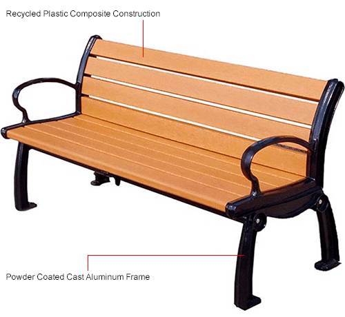 plastic bench frame