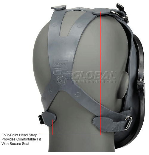 North® 5400 Series Low Maintenance Full Facepiece Respirators, 54001