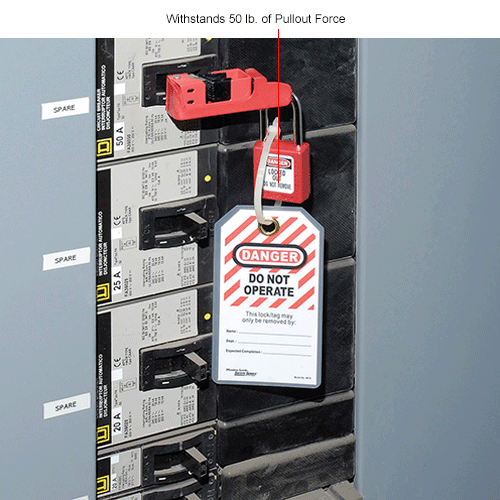 Master Lock® Safety "Do Not Operate" Lockout Tagout Tags, English, 12