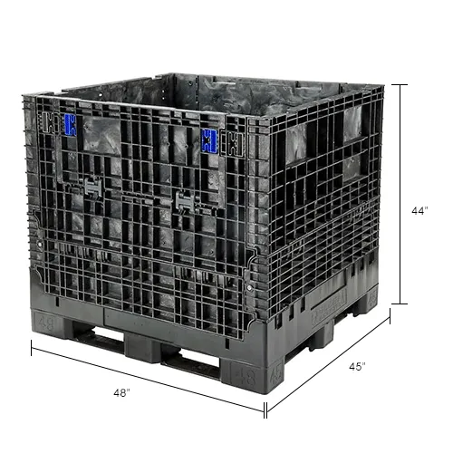 【希少】eb's TRUNK CONTAINER 48L ブラック✖️スマイル Global Industrial™ Premium Collapsible Bulk Container, 48