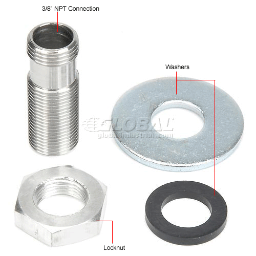 Elkay Push Lever 81/4"High Gooseneck Glass Filler, LK1110