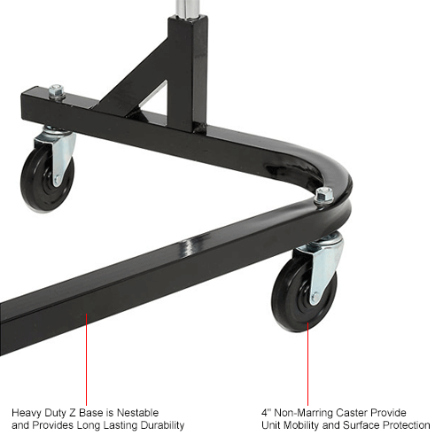 Retail Display Fixtures Racks & Merchandisers Rolling Z Rack