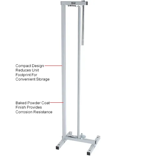 Vestil PDS-3-48 Paper Dispenser Stand, 3 Tier, 48 Wide