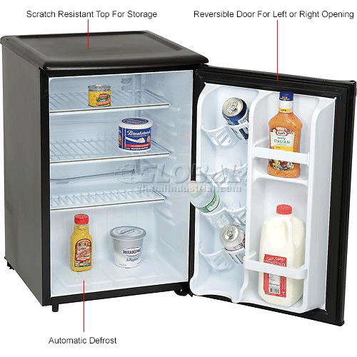 Danby® DAR026A1BDD Compact Refrigerator 2.6 Cu. Ft. Black ...