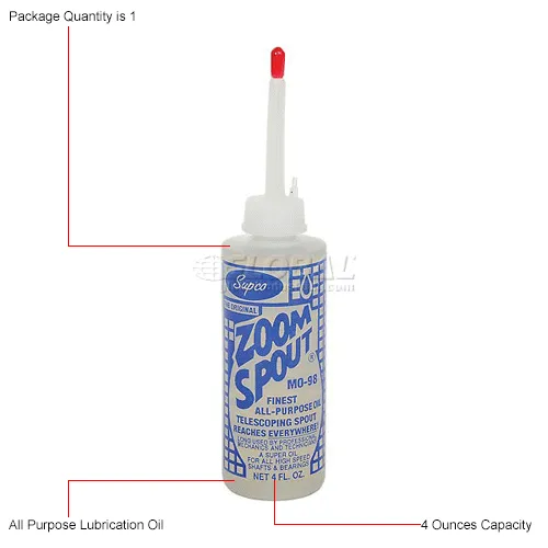 Supco Zoom Spout® Oiler 4oz. Tube