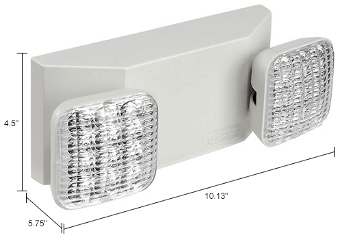 Lithonia EU2C M6 2 Head LED Emergency Unit W/ Adjustable Optics