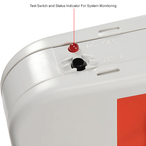 Lithonia EXR LED EL M6 Red LED Exit W/ Battery Back-Up | B442267