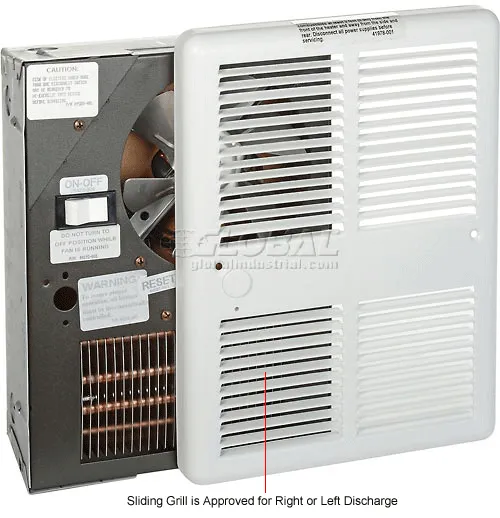 TPI Fan Forced Ceiling Heater E3038DWBW 1800/900W 120V