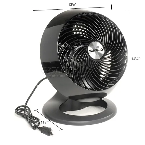 Vornado® 660 Large Whole Room Air Circulator, Black