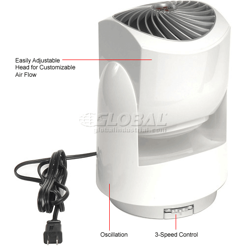 Vornado® Flippi V10 Personal Air Circulator, White