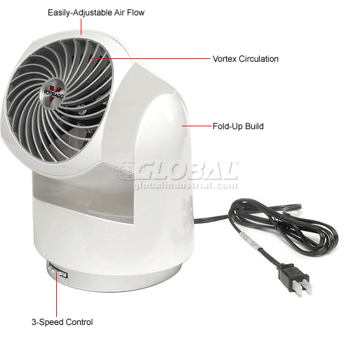 Vornado® Flippi V10 Personal Air Circulator, White
