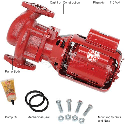 HVAC Pumps & Circulators Circulators ThreePiece Cast Iron HV