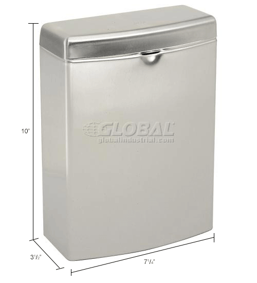 ASI® Roval™ Surface Mounted Sanitary Waste Receptacle 20852