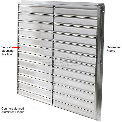 Exhaust Shutter (Double Shutter) 48" 556STD48 B484678